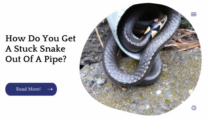 How Do You Get A Stuck Snake Out Of A Pipe?